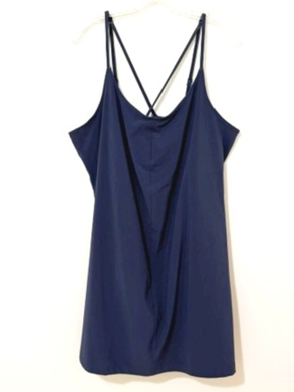 Columbia Pleasant Creek Stretch Dress Blue w/ Attached Shorts Women’s Size XL